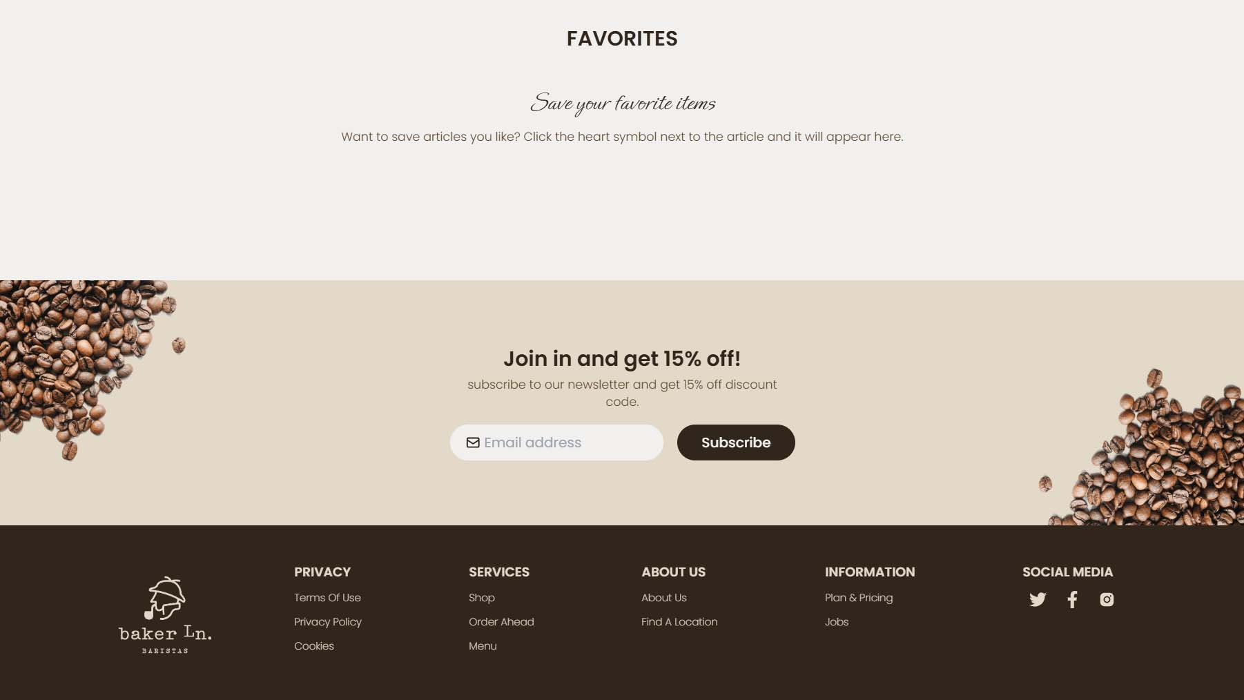 Favorite page 